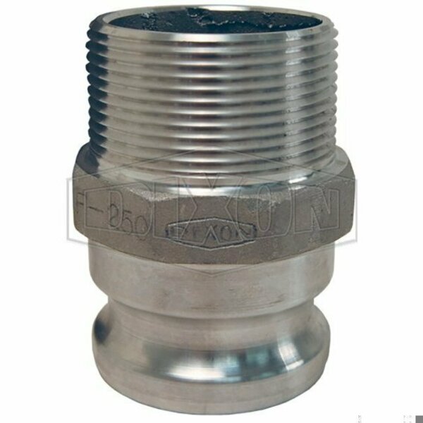 Dixon 200-F-Al 2 in Alum Type F Male Adaptx Male NPT Cam&Grv61-965 200-F-AL